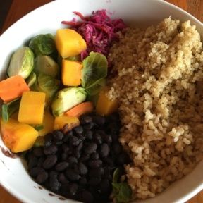 Gluten-free bowl from Real Food Daily